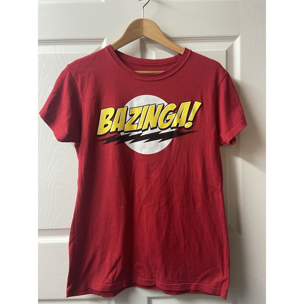 The Big Bang Theory Ripple Junction Bazinga Graphic T Shirt Tee Size XL Cotton